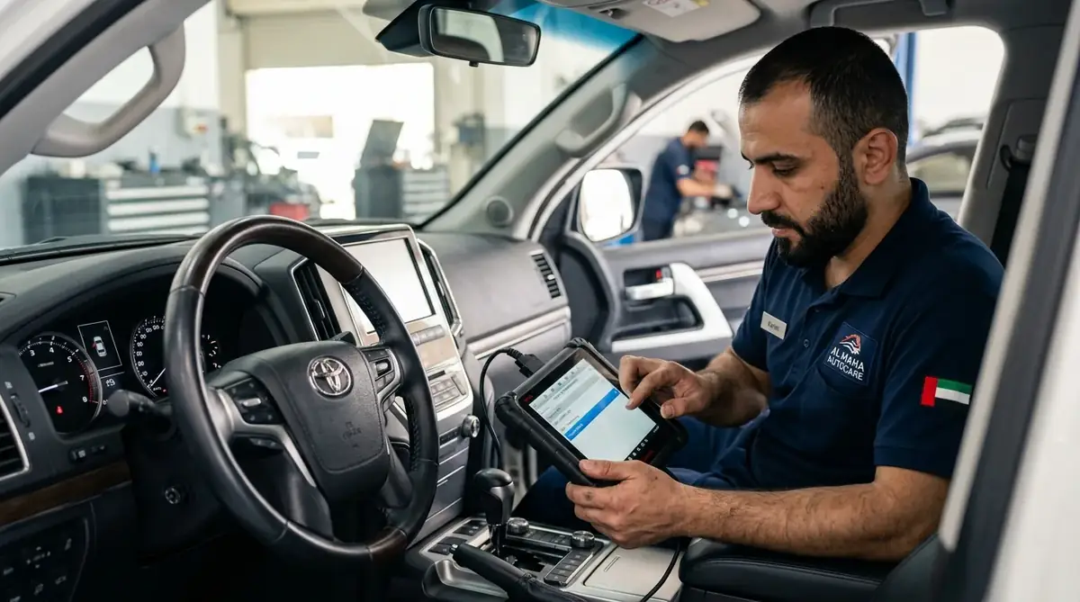 Car key inspection and programming support at Al Tair Althahbi, Madinat Zayed